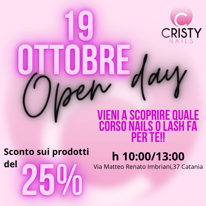 open day 19 ottobre